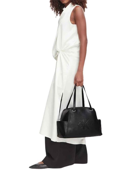 Borsa tote a mano con tasche Calvin Klein | LV04F3689GUB1